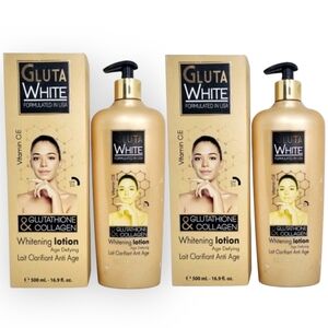 2-PK Gluta White Glutathione & Collagen Age Defying Whitening Lotion - 500ml